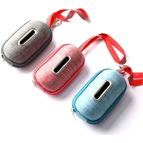 Pet Portable Dog Poop Bag Dispenser Pick Up Bag Rope Holder Poop bag Cleaning Waste Trash Can Cleaning Supplies For Dogs