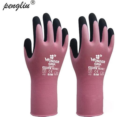 Loose soil Tools Working Gloves for Women and Men breathable nylon shell Glove for Gardening Fishing Clamming Restoration Work