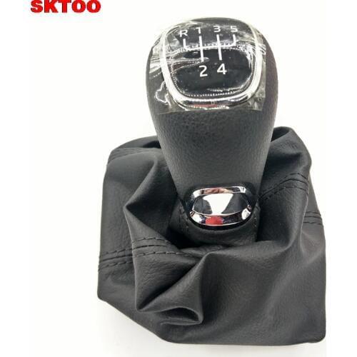NEW Gear Shift Knob With PU Leather Cover and Plastic or Leather Handle For V W Octavia 2016-2018 5ED 711 113