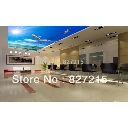 S--4966 /Print Ceiling tiles /PVC Stretched Ceiling Film/Home or Ceiling Decoration/Function as Ceiling Panel