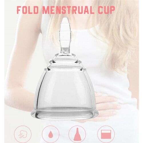 Silicone Menstrual Cup Sterilizer Feminine Hygiene Menstrual Cup Sterilizing Menstrual Cup for Women Menstrual Period