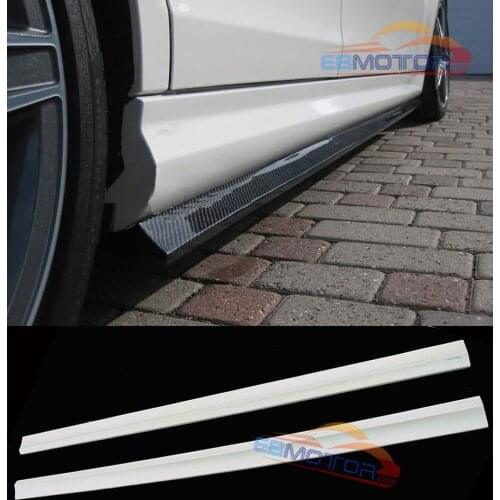 Extension Side Skirts 1pair For Mercedes Benz C Class W204 Model 2008-2014 M068F