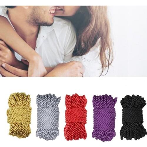 Binding Rope Wear-resistant Slaves BDSM Bondage Restraint Bondage Soft Cotton Rope Binding Rope Adult Games Sex Toy