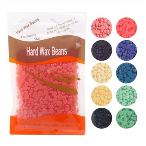 100g/Bag Depilatory Wax Beans Hot Film Hard Wax Pellet Waxing Bikini Face Legs Body Painless Hair Removal Bean for Women and Men