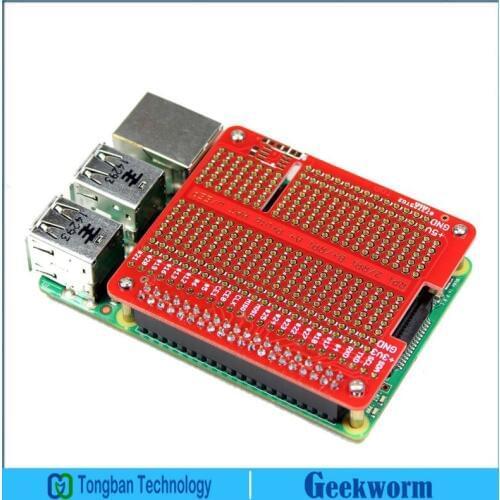 Raspberry Pi DIY Proto HAT Shield GPIO Board for Raspberry Pi 4 Model B / 3B+(Plus) / 3B / 2B / B+ / A