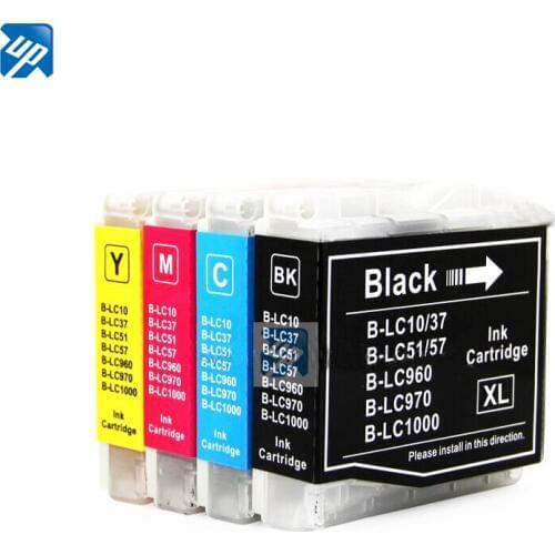10 INK cartridges LC-57 for BROTHER DCP-130C 330C 350C 350 LC57