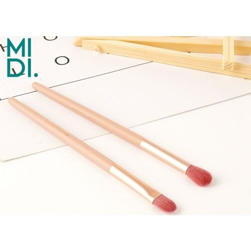 2PCS/Set Combination Crease Makeup Brushes Eyeshadow Replace Brushes Smudge Eye Makeup Set Travel Cosmetic Tool