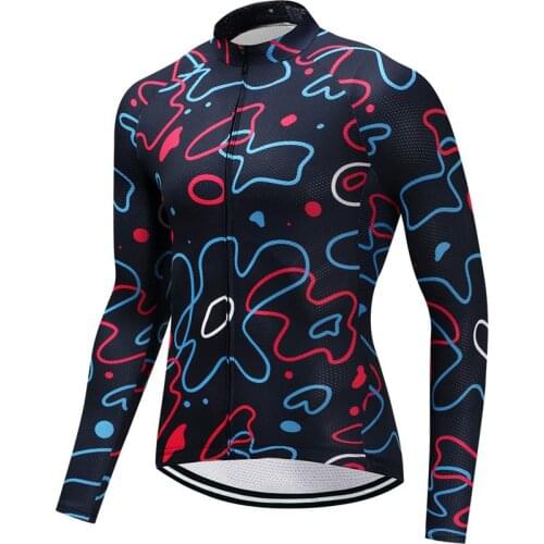 2018 Outdoor Fitness Sports Long Bike Cycling Jersey Bycicle Cycling Clothing Mens Spring And Autumn Ropa Ciclismo FU08 XS-3XL