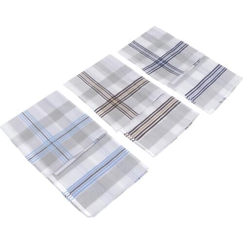 3 Pieces Men Fashion Square Hankerchief Hanky Wedding Party Handkerchiefs
