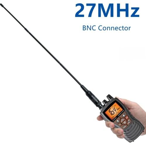ABBREE 27Mhz Antenna BNC Connector 42CM Handheld Walkie Talkie Antenna for Cobra Midland Uniden Anytone CB Portable Radio