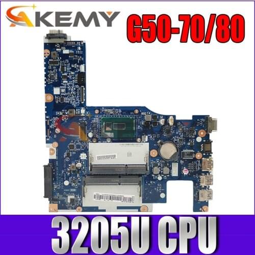 ACLU3/ ACLU4 UMA NM-A362 / NM-A272 MOTHERBOARD FOR LENOVO G50-80 / G50-70 MAINBOARD ,PROCESSOR 3205U SR215