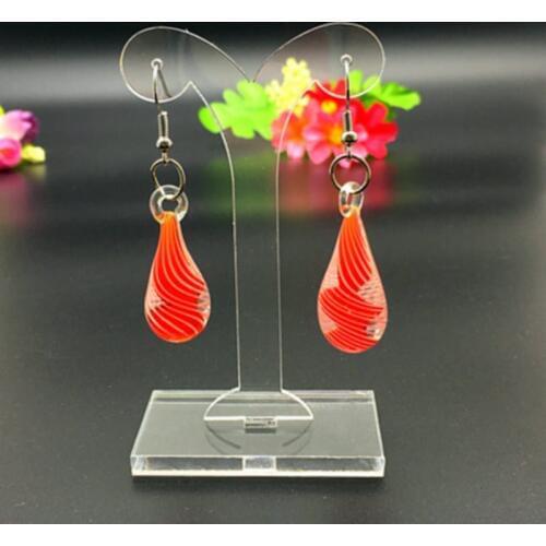 New Sale Acrylic Jewelry Display Free Shipping 20pcs 85mm Shoot Acylic Earring Display Stand Holder,fashion Jewelry Z-039