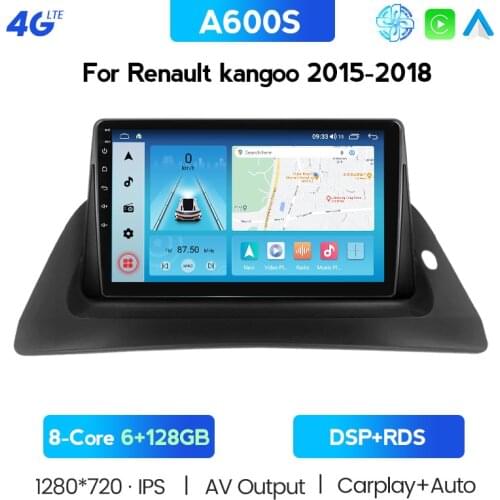 For Renault Kangoo 2015 2016 2017 2018 Car Monitor Radio Multimedia Video Player Navigation Android Stereo No 2 Din DVD Player