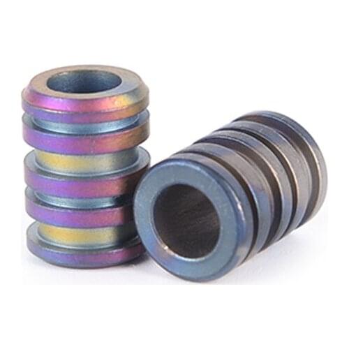 High Quality Titanium Alloy Knife Beads Paracord Knife Lanyard Rope Outdoor Parachute Cord Gadget EDC Multi Tools