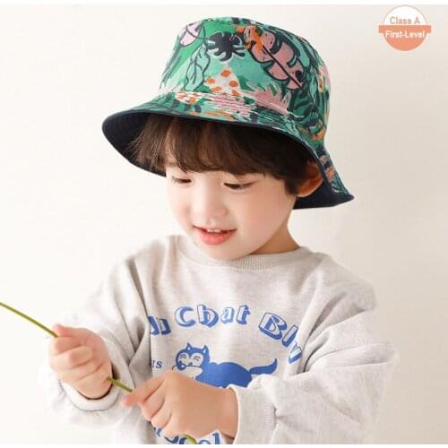 Parent-Child Double-Sided Sunhat Solid Color Soft Unisex UV Protection Baby Caps For Boy Girl Men Women Fashion Fishermans Hats