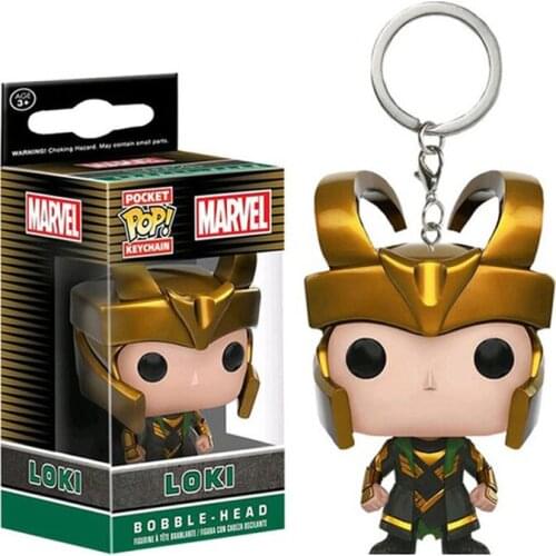 Hasbro Avengers Endgame Marvel Loki Movie Keychain Action Figure Toys