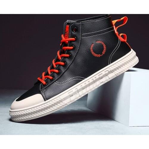 Shoes Casual Spring Casual Shoes Sport Men Fashion Sneakers Leather Sapato Mens Causal For Black Breathable Mens Man