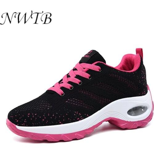 New Women Sneakers Mesh Breathable Flat Shoes Women Lightweight Sports Shoes Non-slip Casual Running Footwear Zapatillas Mujer