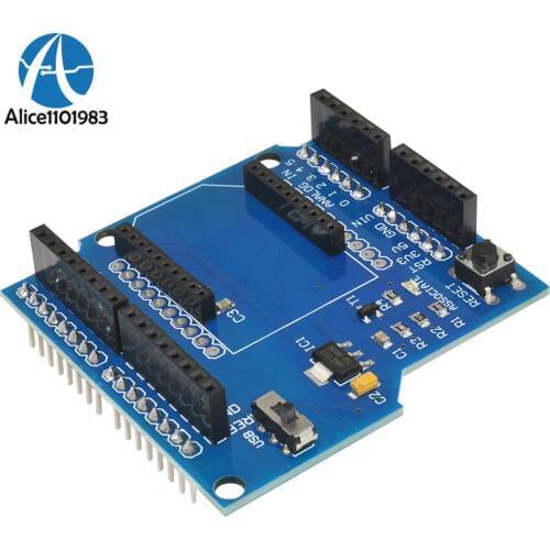 Bluetooth XBee Shield V03 Module Wireless Control Board For XBee ZigBee For Arduino 3.3V/5V USB2.0 Protocal FT232RL IC DIY KIT