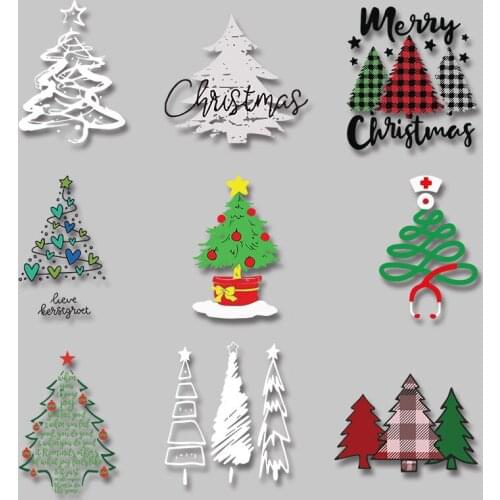 Chrismas Trees Chest badges diy craft Washable Heat Vinyl Ironing Stickers Decor Thermal transfer printing