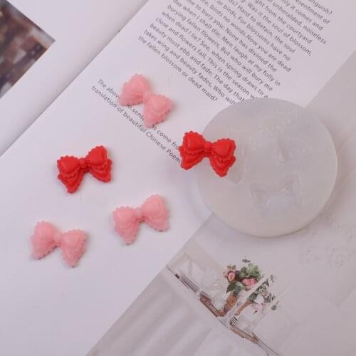 New Bowknot Baking Mould DIY Cake Decoration Mold Chocolate Molds Bowknot Fondant Mould Silicone Mold Decor Resin Molds Molds