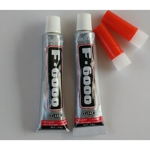 New F6000 100pcs 10g transparent multi-purpose glue E6000 upgrade adhesive drill glue stick drill point