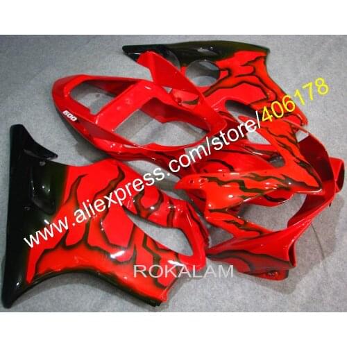 For Honda CBR600 F4i 2001 2002 2003 CBR600RR F4i 01-03 CBR 600 F4i CBR 600F4i Flame Motorcycle Fairing (Injection Molding)