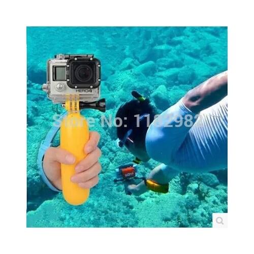 Camera Buoyancy rods Gopro Floating Monopod Bobber stick Hand Grip Mount Tripod For Go Pro Hero 2 3 4 Sj5000 SJ6000 Sj4000