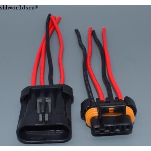 Shhworldsea 4 Pin male female Oxygen Sensor Plug Automobile Connector For BUICK 12162144 12162102