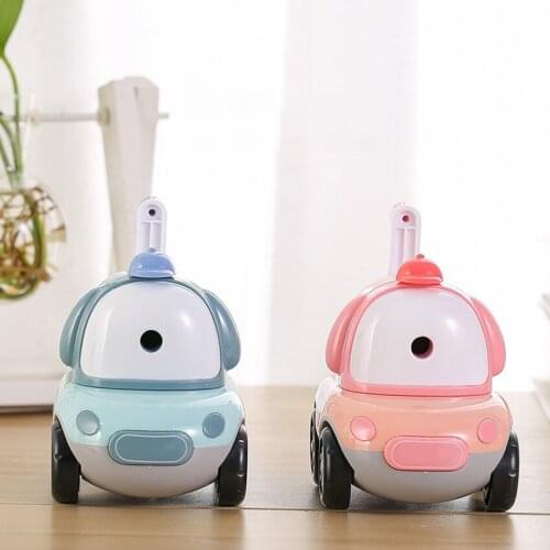 Cute Car Shaped Pencil Sharpener Manual Pencil Sharpener, Adjustable Point Sharpener for Art Pencils/Drawing/Sketching Pencil