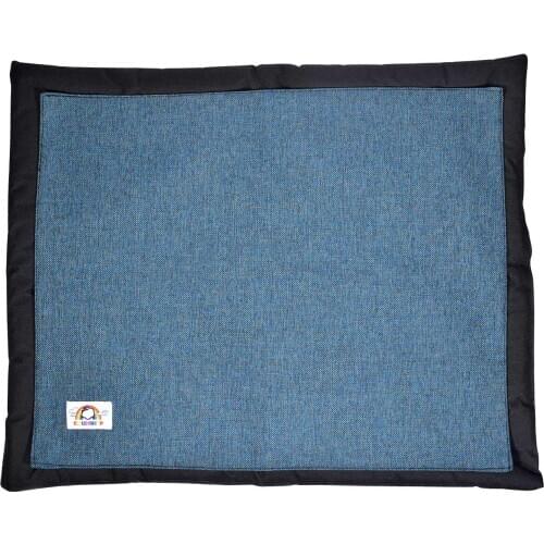 Warm cat litter mat pet bed with two replaceable blankets High-elastic Non-slip Sponge Mat Hoop&loop Design easy to carry