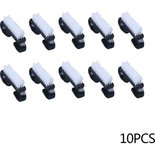 10 Pieces Black Nail Cleaning Clean Brush Hot Sales Angle Remove File Small Soft Pedicure Clear Sets Dust Tool Tools Manicu E6L3