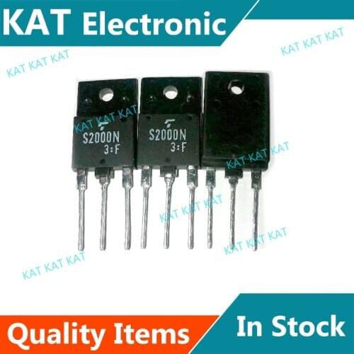 5PCS/Lot S2000N TRANSISTOR SILICON NPN TRIPLE DIFFUSED MESA TYPE