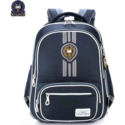 UNIVERSITY OF OXFORD CHILDREN KIDS Elementary orthopedic school bag shoulder backpack portfolio for boys grade 2-6