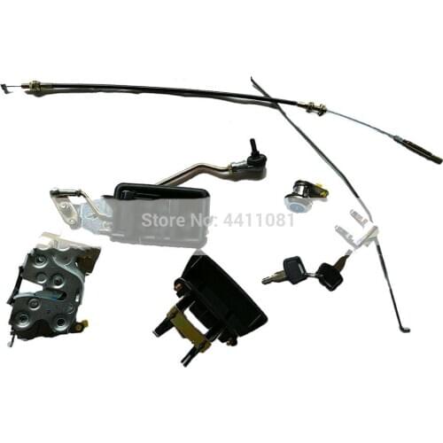 Door Lock Set Assembly for Hitachi Excavator EX200-2 EX200-3 EX220-2 EX220-3 EX300-2 with 3 month warranty