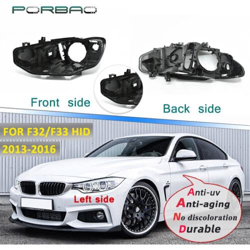 Headlight housing base For HID F32 2013 2014 2015 2016 Car rear base Replacement Headlight back base