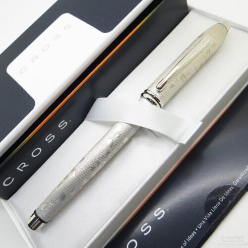 Cross AT0045CB-38 Cherry Blossom Rhodium Roller Pen | Cross Pen | İsme Special Pen