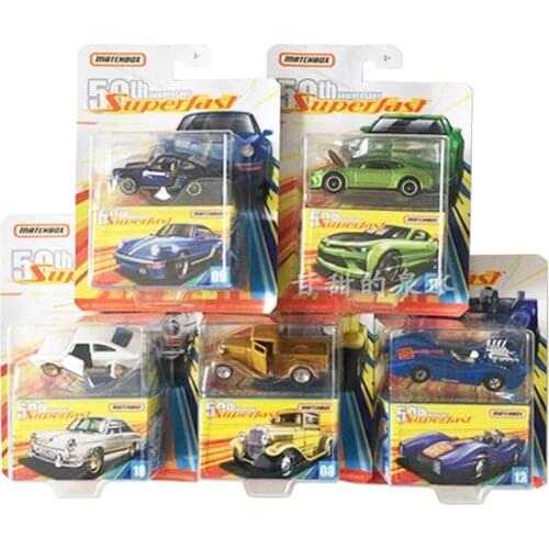 MATCHBOX Rapid Collection 50th Anniversary Collection Alloy simulation door opening car model GBJ48 Childen Toys Collect Gifts