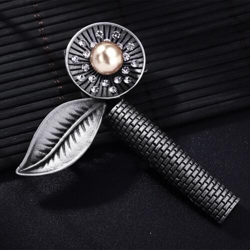 Muylinda Imitation Pearls Scarf Pins Clip Large Vintage Brooch Women Brooches And Pins Jewelry Sweater Metal Pin Accessories