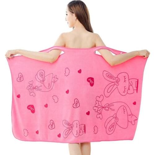 Microfiber Soft Bath Towel Fashion Women Sexy Wearable Quick Dry Magic Bathing Beach Spa Bathrobes Wash Clothing Beach Dresses