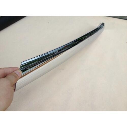 Car body cover Bumper engine ABS Chrome trims Front bottom Grid Grill Grille Around edge 1pcs for H0NDA FIT JAZZ 2014 2015 2016