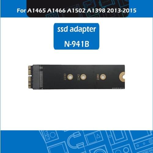 NVMe M.2 NGFF SSD Adapter Card N-941B For Macbook Air Pro A1465 A1466 A1502 A1398 2013 2014 2015