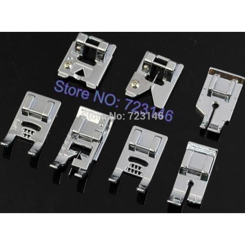 TAIWAN Lot 35 Presser Foot Feet Domestic Sewing Machine Part Accessories for Brother Juki Singer JANOME Elnita Pfaff GIFT 37pcs