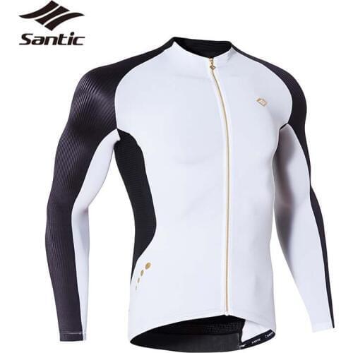 Santic 2019 Pro Team Cycling Jersey Long Sleeve Quick Dry Bike Shirt Top Quality Sportswear Bicycle Clothes Maillot Ciclismo