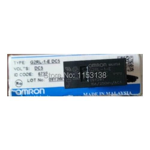 Relay G2RL-1-E 5VDC G2RL-1-E-5VDC G2RL-1-E-DC5V G2RL-1-E-5V NEW ORIGINAL 10PCS/LOT