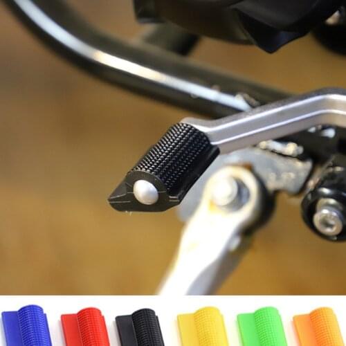 Motorcycle Shift Gear Lever Pedal Rubber Cover Shoe Protector Foot Peg Toe Gel Sleeve For Honda Kawasaki Yamaha Dropshipping