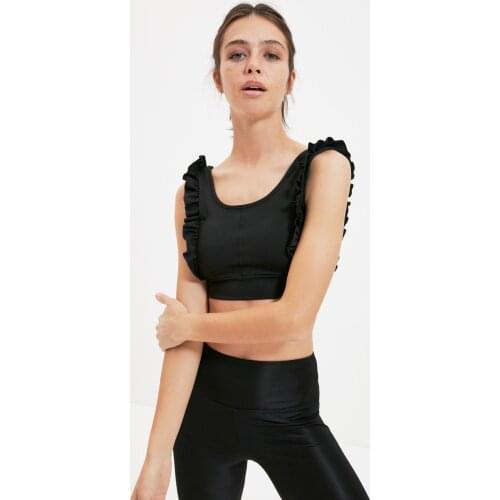 Trendyol Ruffle Detail Sport Tops TWOAW22SS0048