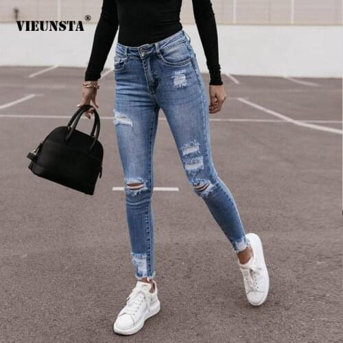 VIEUNSTA Women's Skinny Jeans