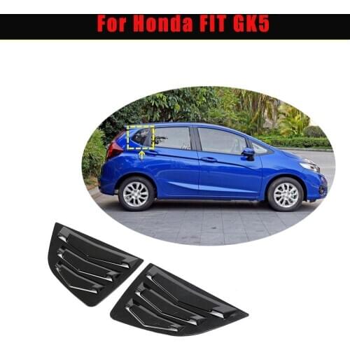 For Honda FIT GK5 2014 2015 2016 2018 Rear Window Spoiler Triangle Handle Bowl Cover Trim Sticker Accessories