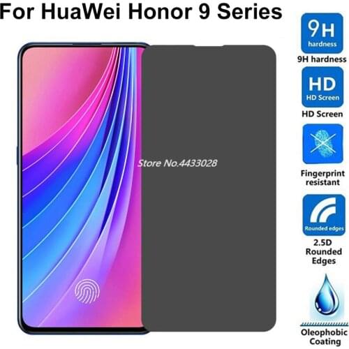 2.5D Privacy Tempered Glass for Huawei Honor 9 Lite 9i Anti Glare Screen Protector for Honor 9X Pro 9 Play Protective Film Glass
